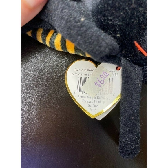 TY Beanie Babies Spinner the Spider 4036 Beanie Baby 4th Gen Hang tag 1995 - Picture 6 of 6